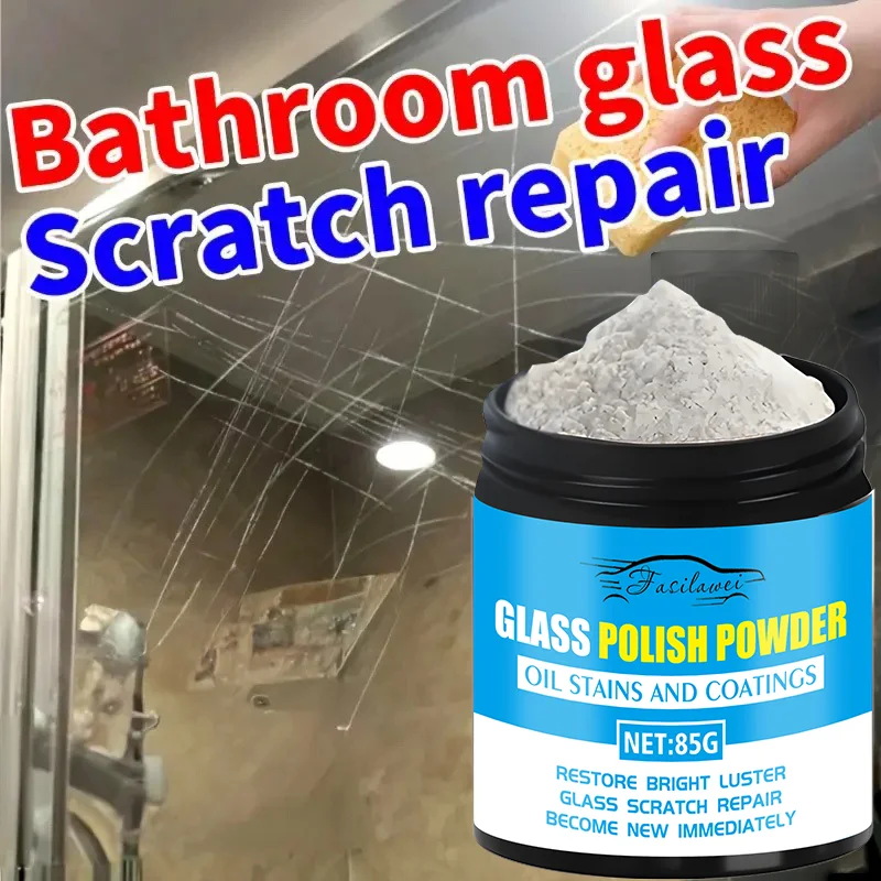 신제품! 유리 광택 및 스크래치 복원 크림, 자동차 창문 및 거울의 얼룩 없는 복원, 플라스틱 도어 및 유리 왁스