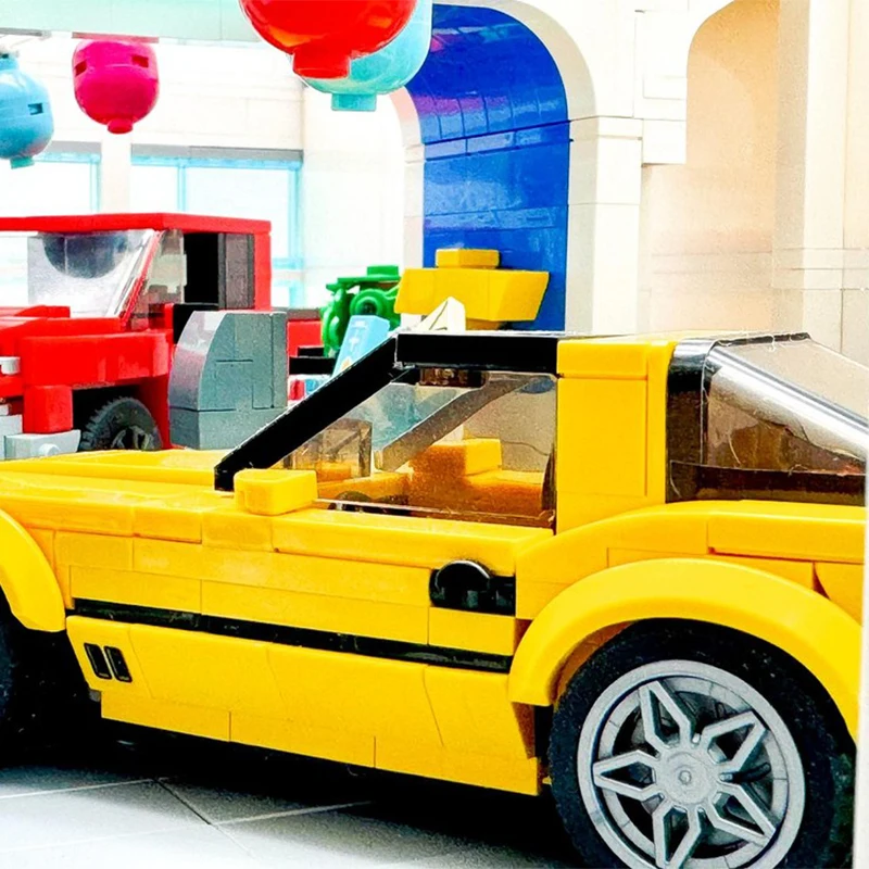 2479ピース MOC ボウタイディーラーシップ モジュール式ビルディングブロック モデル クリスマスのおもちゃ ギフト コレクター向け STEM