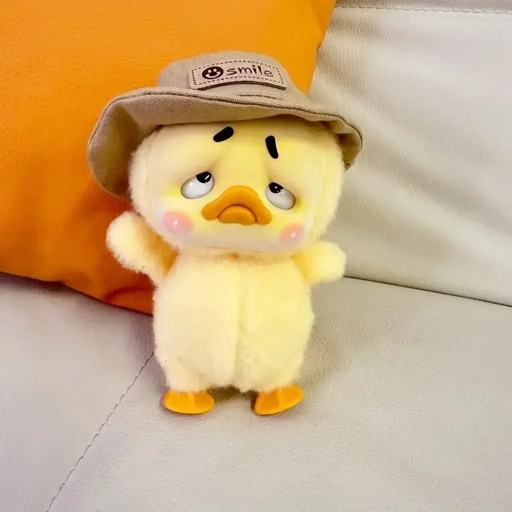 Para Upset Duck Series, muñecas de 15CM, cámaras, sombreros, accesorios para muñeco de pato pequeño amarillo, juego de gorras de vestir, accesorios para muñecas