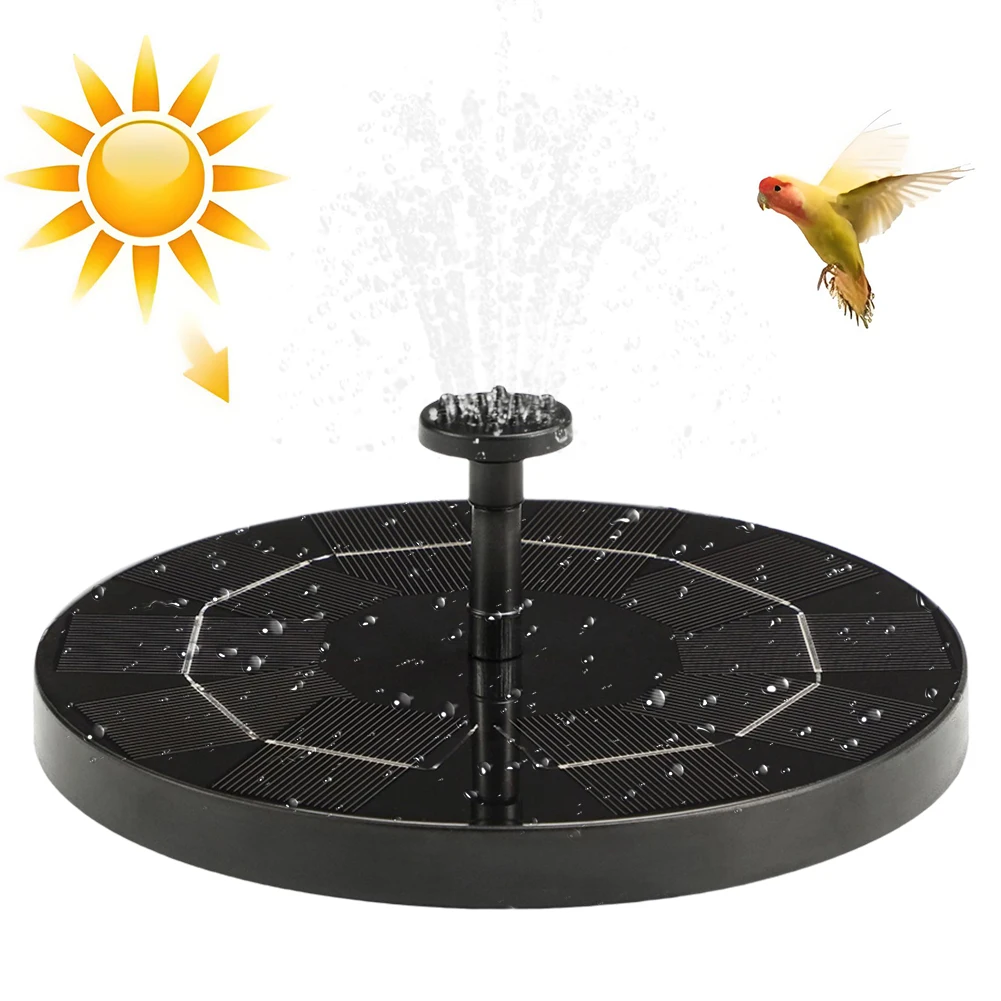 

Solar Fountain Floating Solar Fountain Free-Standing Floating Style Fountain for Outdoor Garden Pond Pool