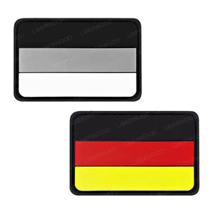 Liberwood-ir taktische Braçade-Abzeichen Applikation, deutsche Flagge, gab Eagle, IR Reflective Infrarot Patch, Deutsch, GSG9 12 Hauptverkäufe Aguila Emblem - №6