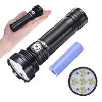Astrolux EP05 5*LH351B LED 2500LM Flashlight 21700 Battery USB Type-C Fast Rechargeable Two-Way Clip IP67 Waterproof EDC Torch