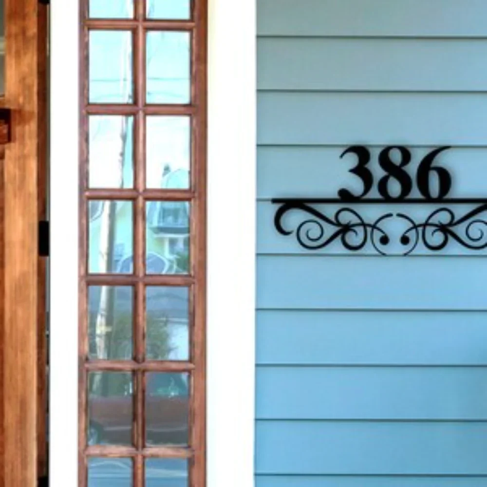 

Custom Metal Address Sign Numbers House Address Plaque House Metal Numbers Housewarming Gift Personalized Home Decor Stylish