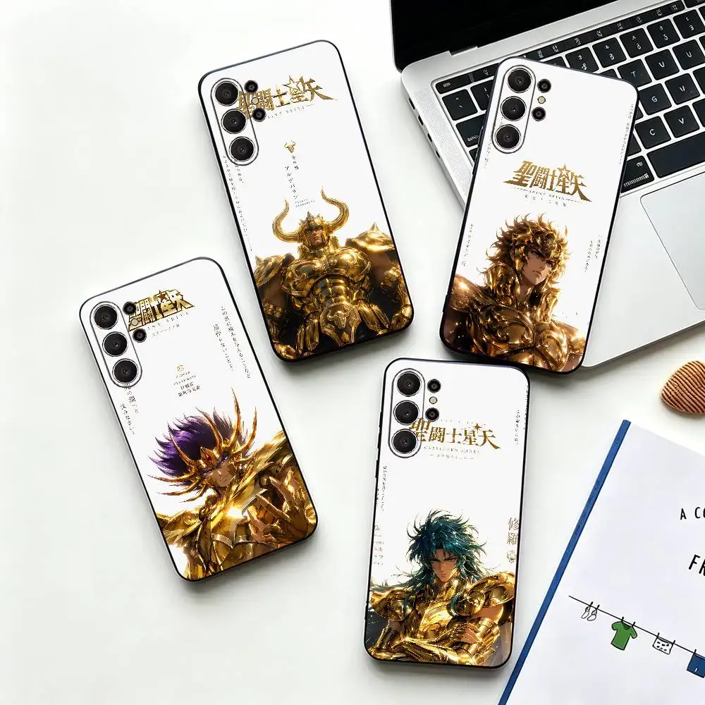 Brave Saint Seiya -a Black Soft Silicone Phone Case For Samsung Ultra S26, S24, S21, S22, S23, S30, Plus, Lite