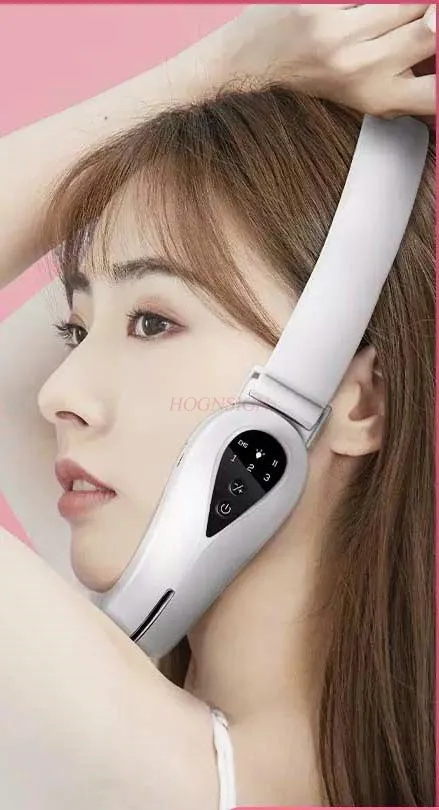 スリムフェイスデバイス、顔と二重あごをリフトアップして引き締め、男性の美顔用小型Vフェイス器具