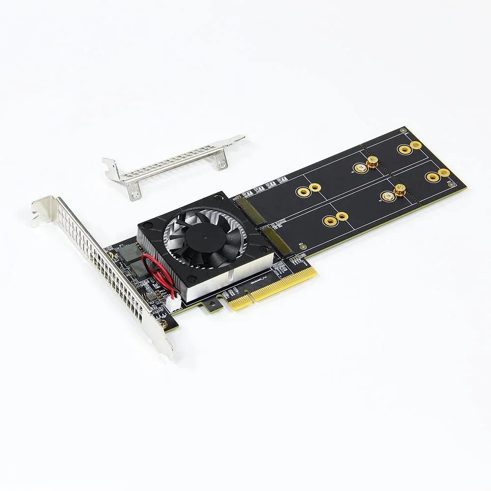

Split-free plx8747 integrated compatible module four-disc m.2 half-height/full-height PCIE expansion card