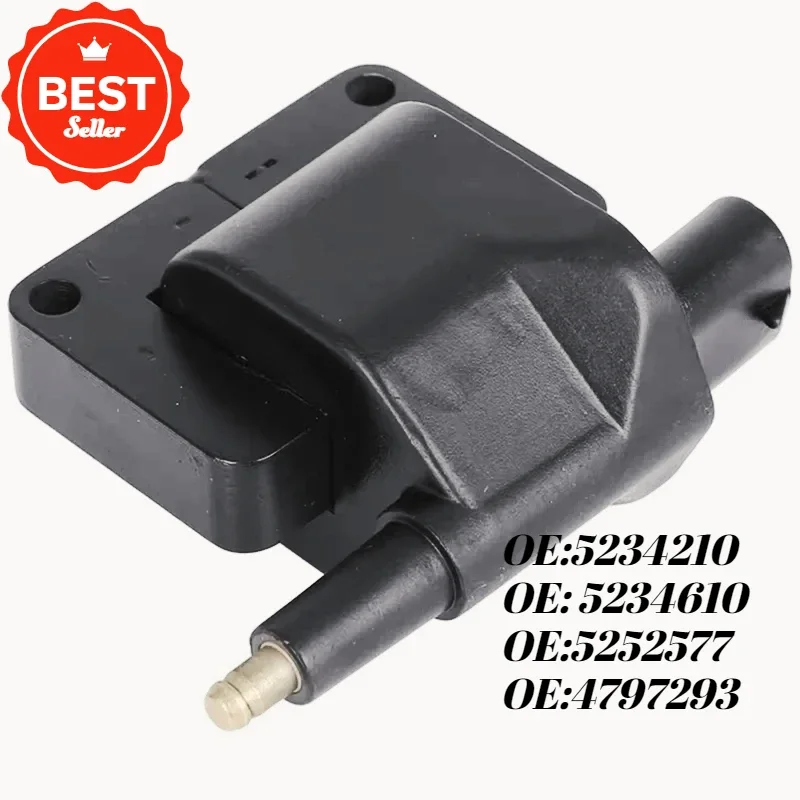 

High Quality Ignition Coil For JEEP CHRYSLER DODGE PLYMOUTH 5234210 4751253 5234610 5252577 4797293 4797292 19017110