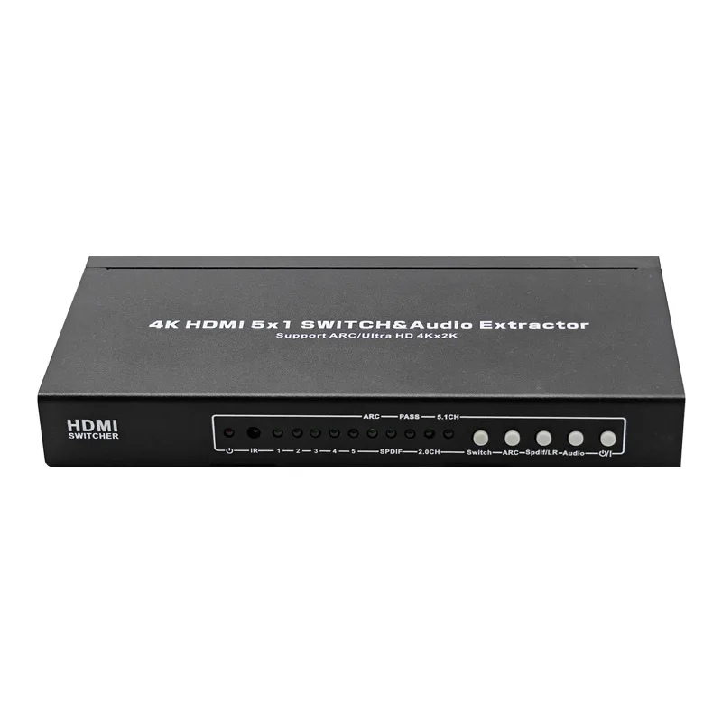 HDMI5 in 1 Out Switcher mit Audio Separator HDMI Switcher HDMI Audio Separator Selector