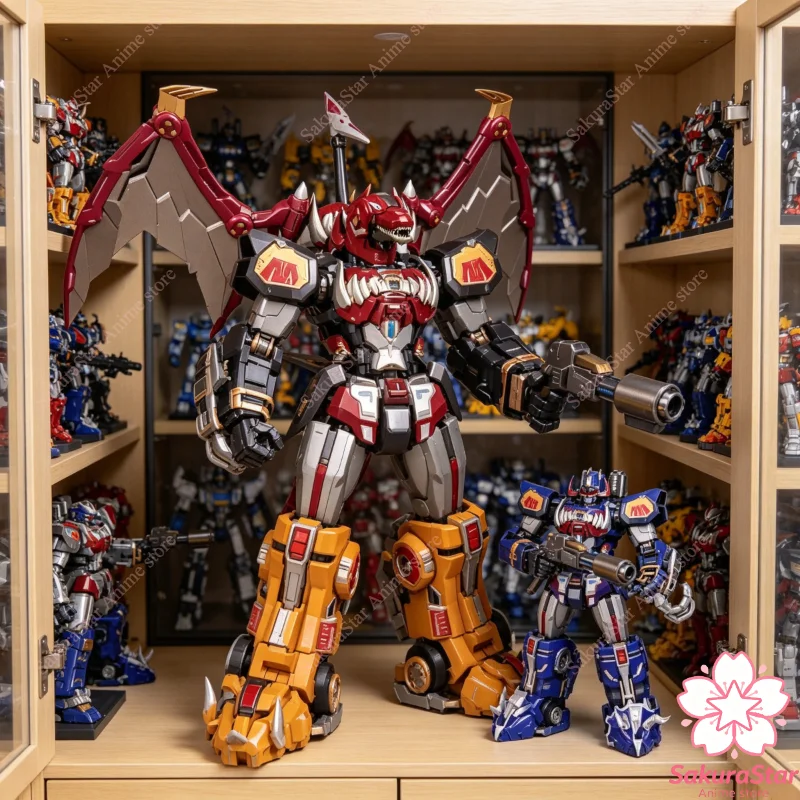 В наличии: Новая модель Ráfaga ZL-01 KO FLAMETOYS Beast Lord Dragon Caesar Megazord, готовая фигурка из сплава.