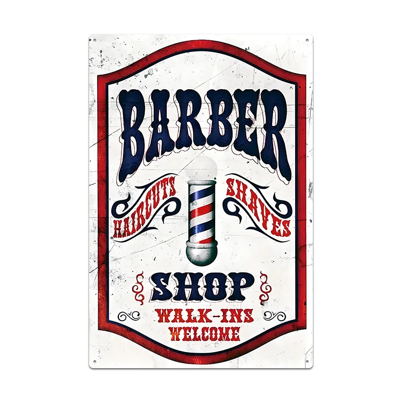 For Bars Gaming Rooms Garages and Home Decor 4-Vintage Metal Tin Posters Vintage Wall Art Decoration Signs Durable Decorations