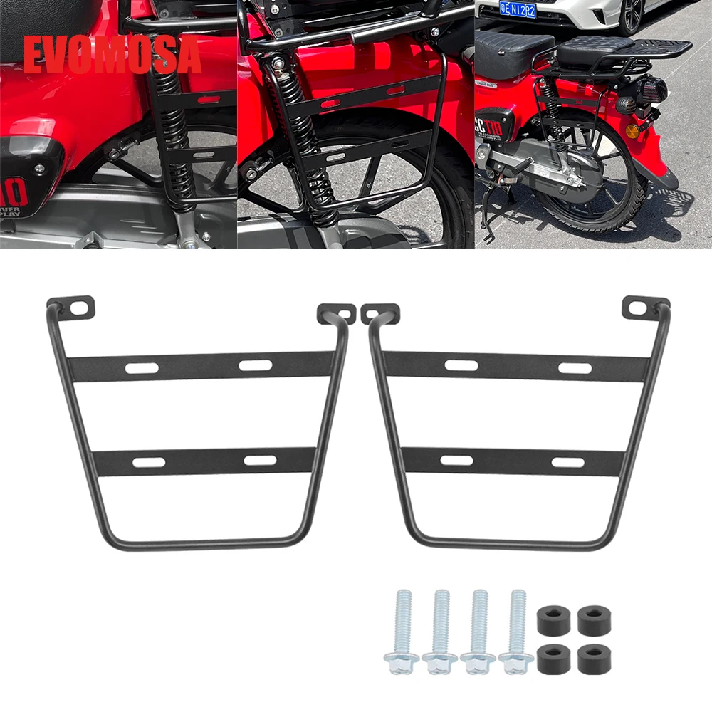 Motorcycle Accessories Side Bags Support Bracket Saddle Bag Side Trunk Bag Mounting Holder For HONDA- CC110 CC 110 2024 2025