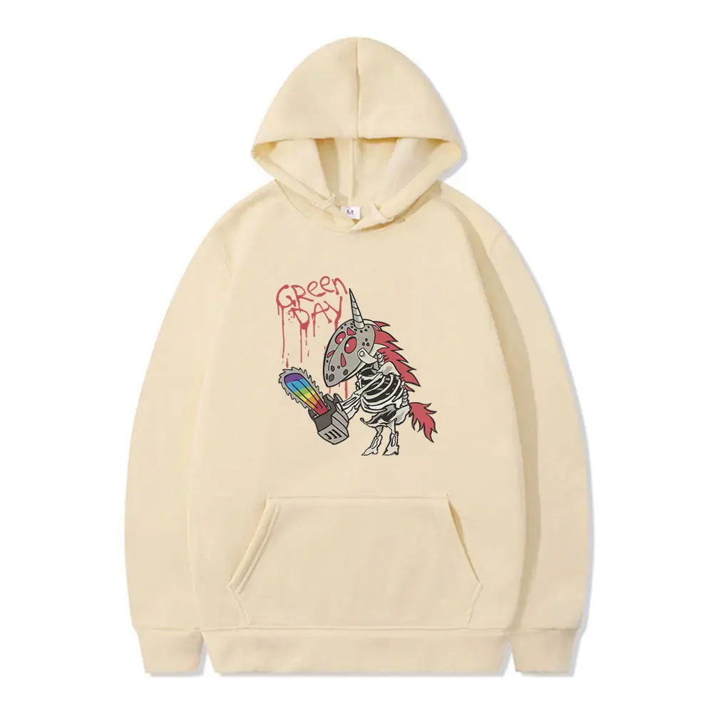 Punk Band Green Day Father of All Cartoon Style Graphic Hoodie Men Women Rock Oversized Streetwear Men's Vintage Casual Hoodies