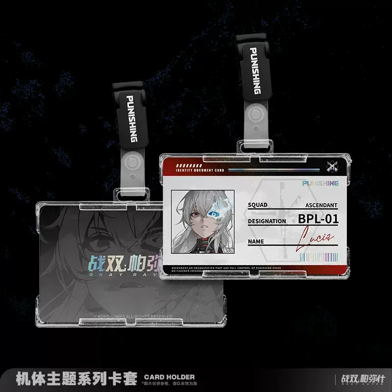 CosplaySunsyea PUNISHING: Cubierta de tarjeta oficial de la serie Merch JT de RAVEN GRIS Lucia Watanabe Lee Lamia