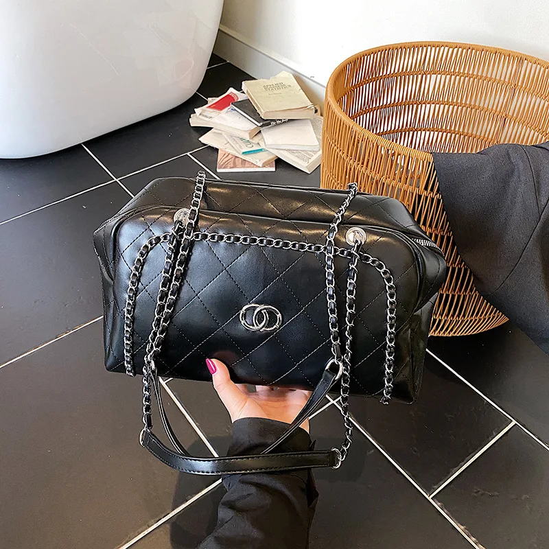 

Large Capacity Crossbody Purse, Versatile Solid Color Shoulder Bag, Fashionable Minimalist Women's Handbag