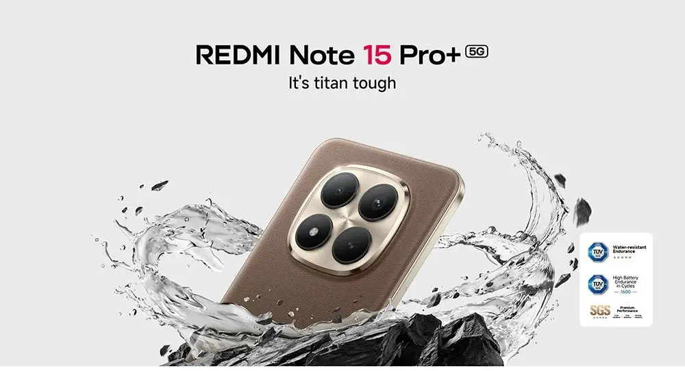 Xiaomi Redmi Note 15 Pro Plus 5G Global Version 6.83" 120Hz AMOLED Smartphone Snapdragon 7s Gen 4 200MP OIS Camera 6500mAh 100W Fast Charging NFC
