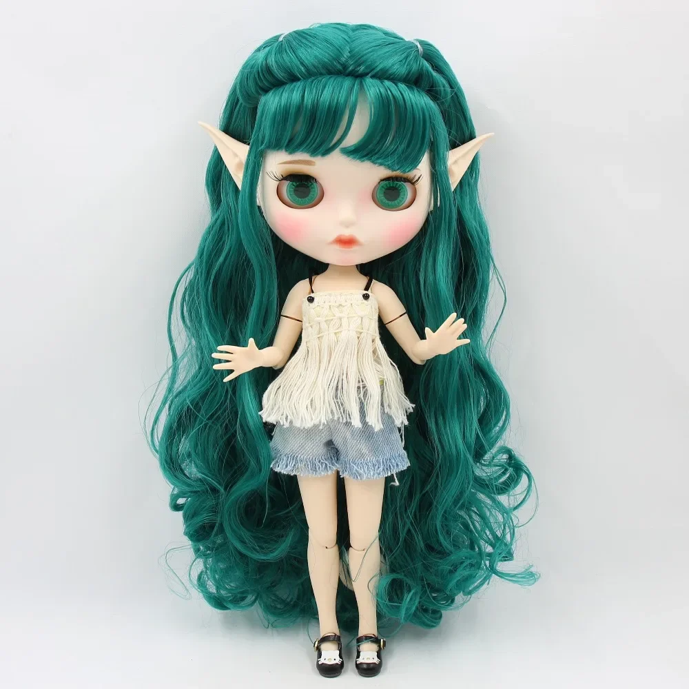 

ICY DBS Blyth Doll Polaris Green Hair Fair Skin Matte face Pouting Lips 30cm BJD Doll Girl Festival Gift Birthday Gift Toy