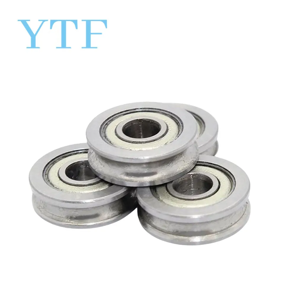 

3D printer Parts Extruder Accessories U-Groove Guide Wheel Pulley Bearing U604ZZ With u-groove 604U 4 * 13 * 4mm