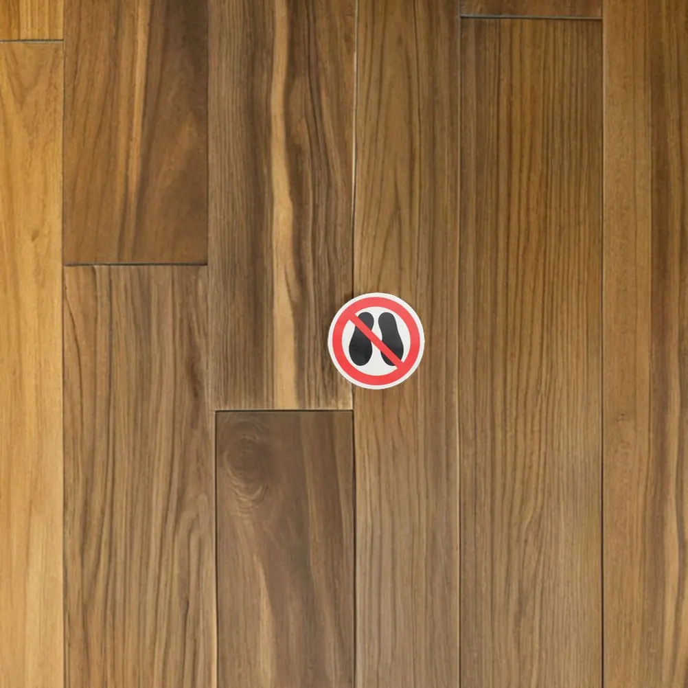 

8 pcs Safety Warning Stickers No Step Sign Decal Waterproof Floor Label For Indoor Outdoor Use Durable Adhesive Caution Decal