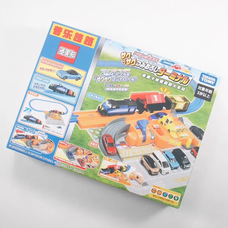 TAKARA TOMY ชุดรางสถานีรถไฟโหลดเร็ว 902393 ,ของขวัญวันหยุดสําหรับเด็ก,ของขวัญที่เหมาะสมสําหรับเพื่อน,เด็กชายชอบของเล่น