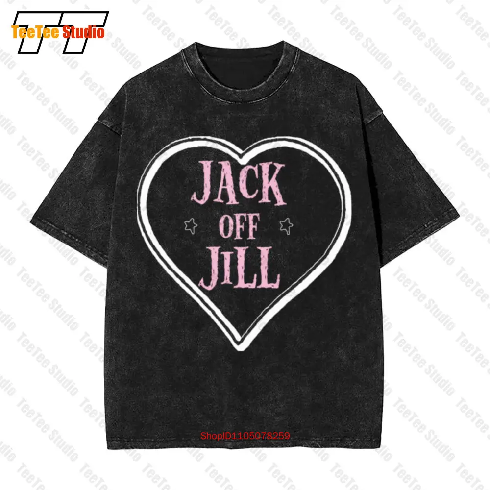 Jack Off Jill Band Heart Vintage Oversized T-Shirt UGS3