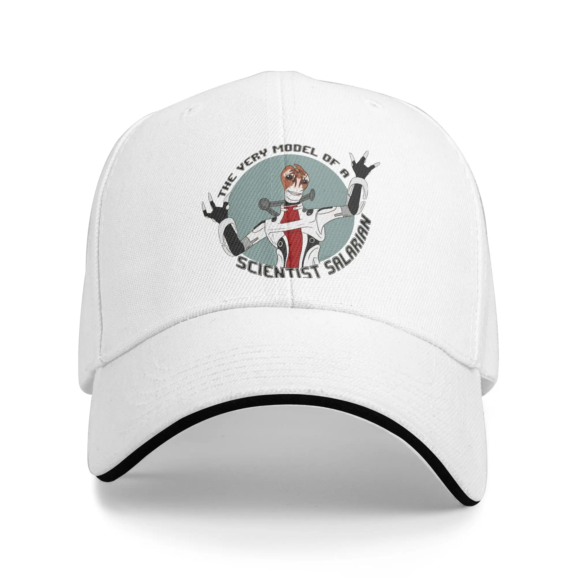 Scientist Salarian Effect Mass Game Baseball Cap Hip Hop  Sandwich Caps Men Women Adjustable Sun Cap Workouts