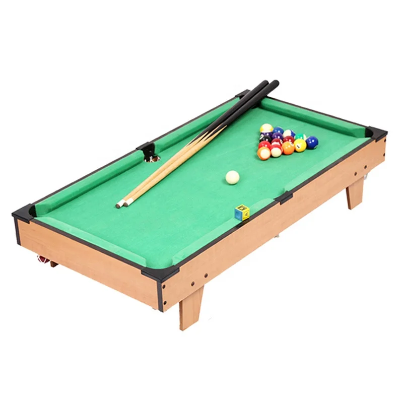 

Mini Pool Billiard Table Wood Cue Resin Balls Kids Small Snooker Table Children Home Family Fun Game Billiards Tables