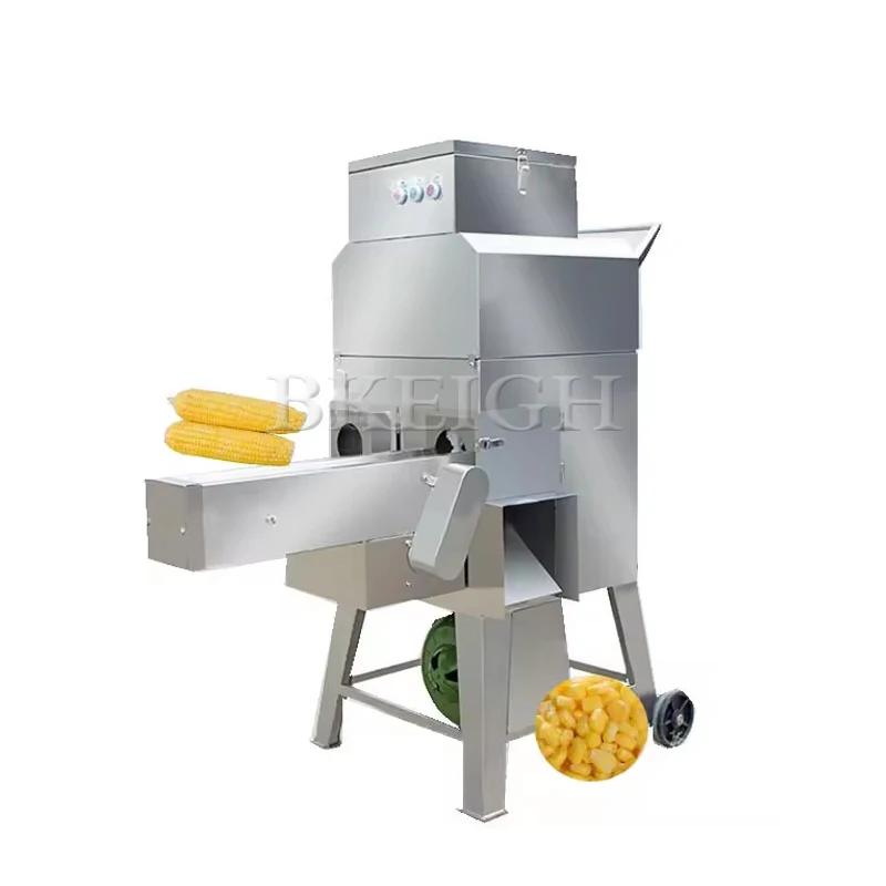 Industrial Electric Commercial Fresh Corn Thresher, High-Yield Sweet Corn Sheller