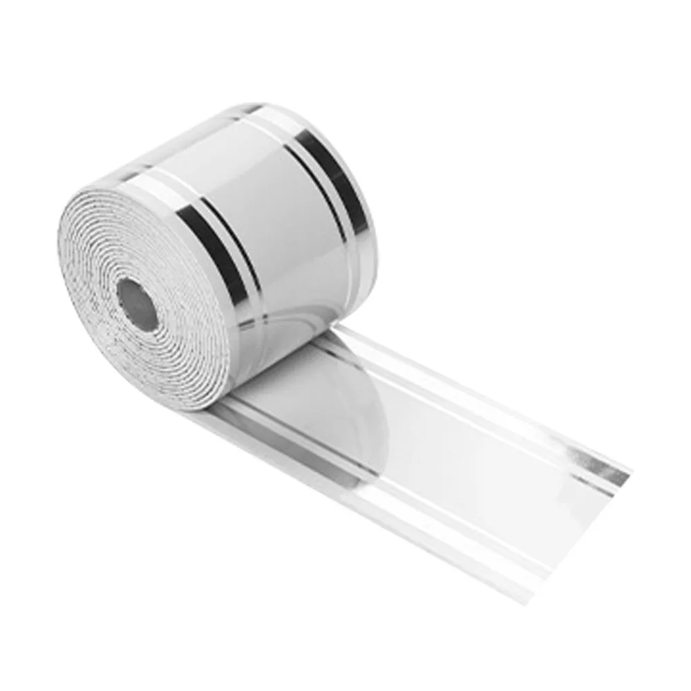 Thickening Foam Self-Adhesive Skirting Board Marble Pattern Self-Adhesive Design Waterproof Baseboard PVC Material