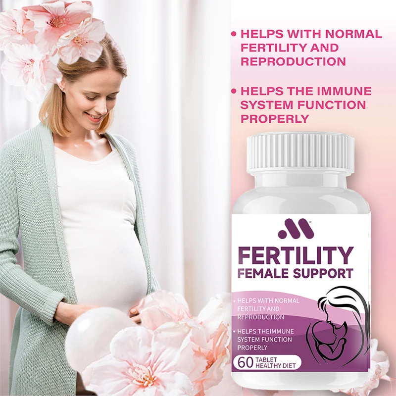 Women\'s Fertility 60 Capsules - Red Ginseng,Angelica sinensis, Ginseng - Helps with Normal Fertility and Immune System Operation