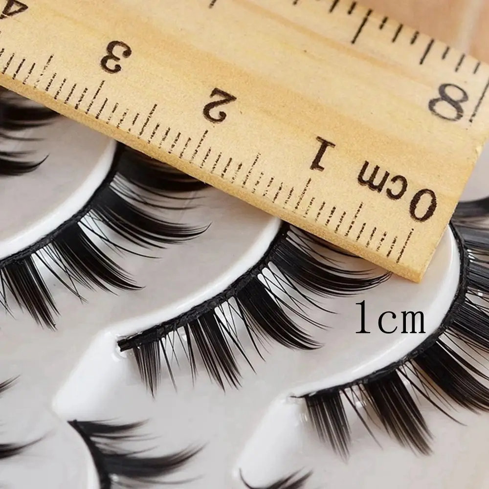 5Pairs Hot Women Fake Eyelash Japanese Little Devil Serious Makeup Long Thick Eye Lash Extension Natural Beauty Eye Cosmetic