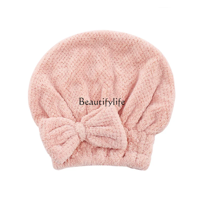 

Women's Wipe Hair Quick-Drying Towel Strong Absorbent Turban Shower Cap Cute Hair Towel