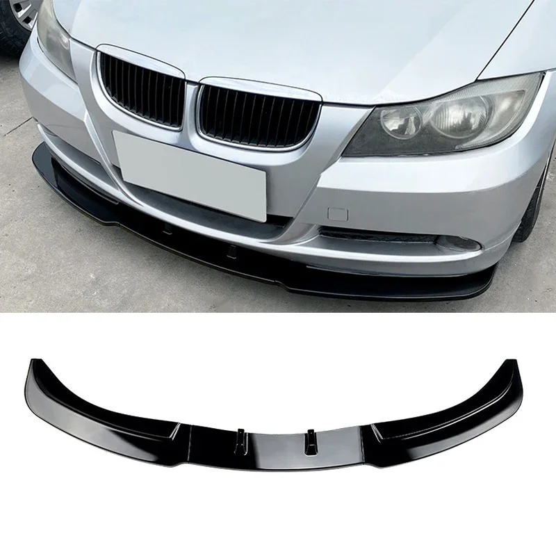 For BMW 3 Series E90 E91 320i 330i 2005-2008 Front Bumper Spoiler Lip Lower Body Kit Diffuser Splitter Tuning Guard