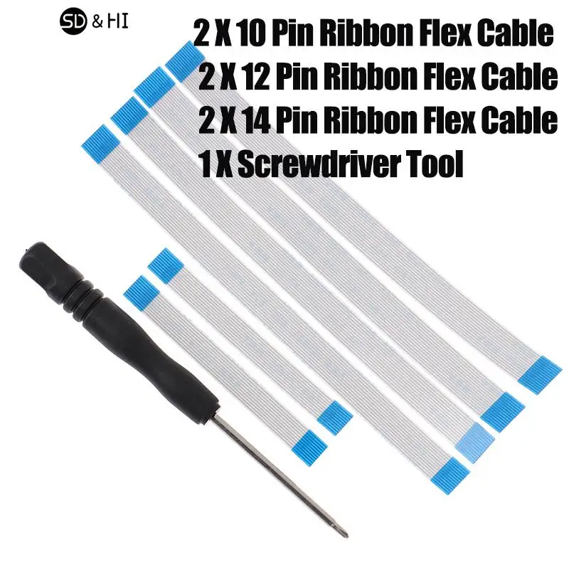 10/12/14 Pin Power Switch Ribbon Flex Cable Tool Set For PS4 Controller