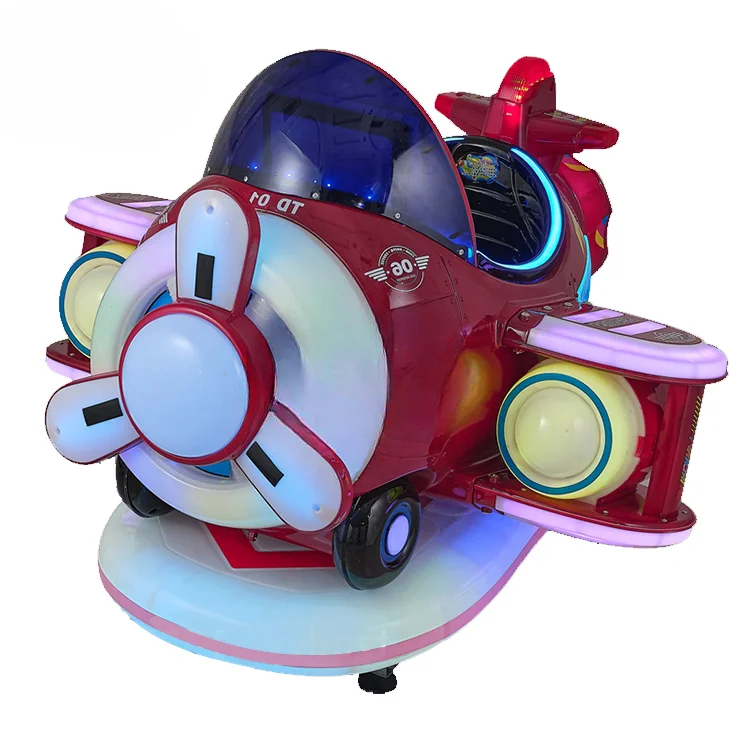 Coin Operated Rocking Car Electric Children Plane Mp5 Rocking Machine Kiddie Ride