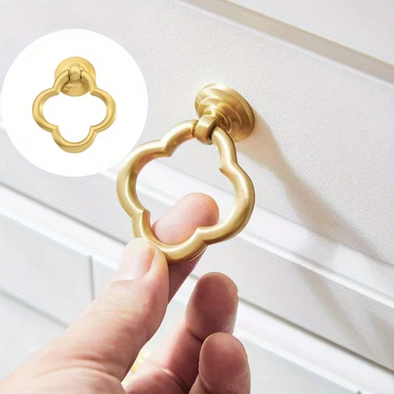 2/4/6 piece vintage modern brushed zinc alloy cabinet knob - elegant metal handles for kitchens, wardrobes and cabinet drawers
