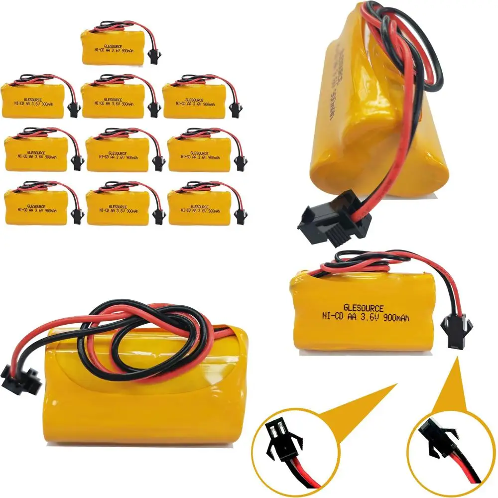 

10 Pack 3.6V Rechargeable Batteries for Emergency Exit Lights, Compatible with ELB B001 and EU2 LED Models