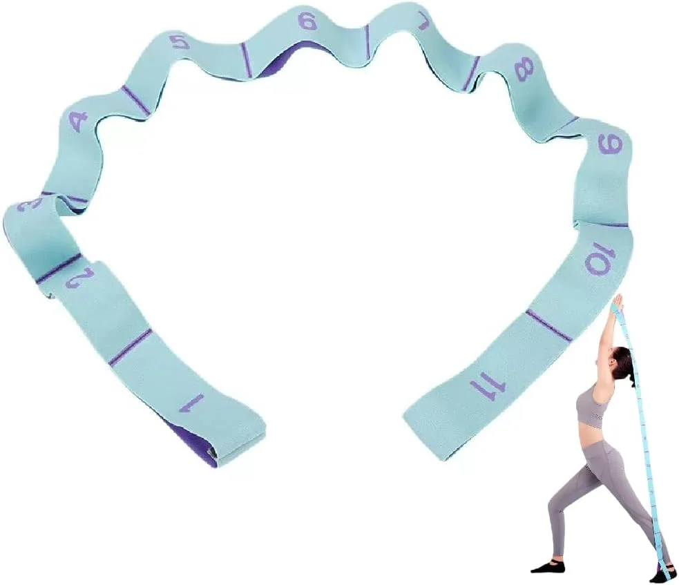 

Multi-Loop Elastic Nylon Gymnastics Digital Yoga Fabric Bands Strap Flexible Stretch Resistance Stretching for Physical Therapyp