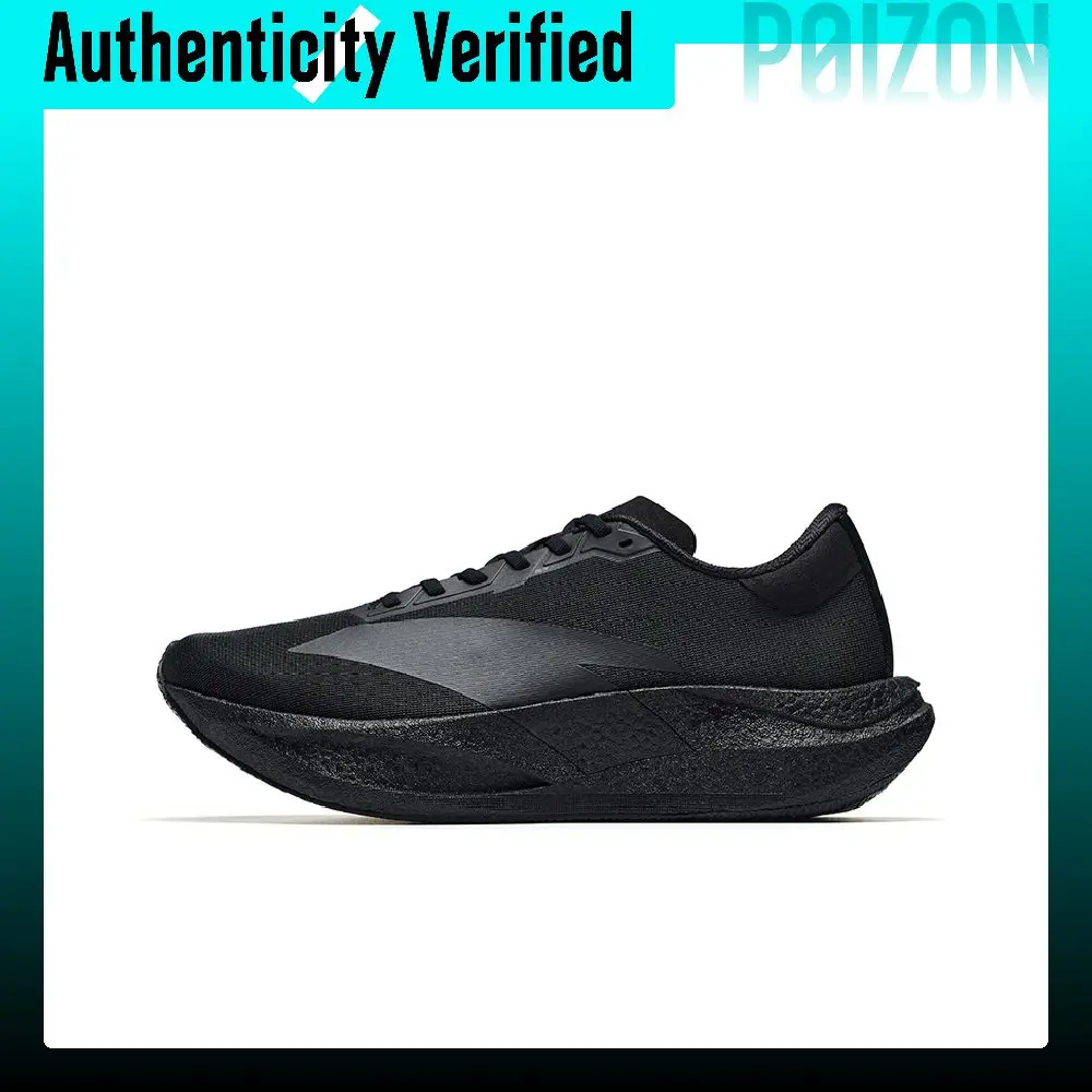 ANTA Zone 2 Heart Rate SE Running Shoes Men's Low-top Basic Black/Metal Dark Gray 912645529-3