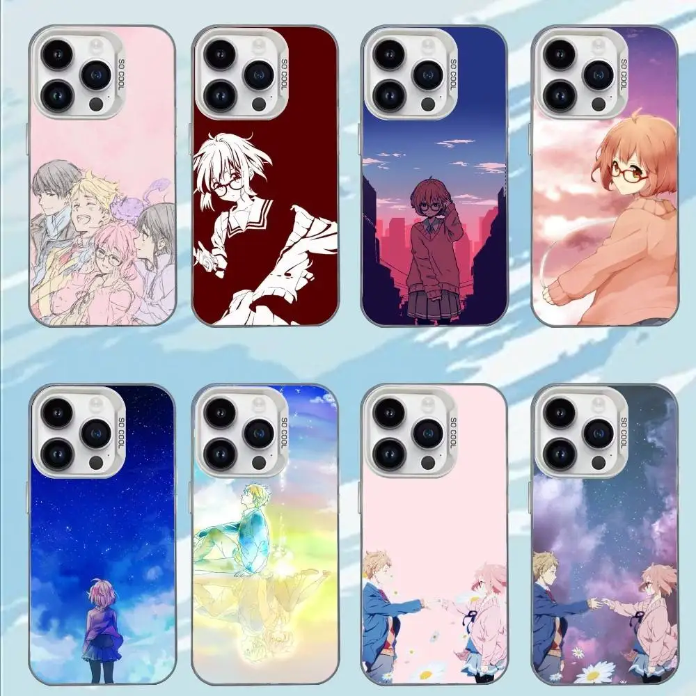 

Anime B-Beyond the Boundary Phone Case For iPhone 17,16,15,14,13,12,11,Mini,Pro,E,MAX White Matte Shockproof Cover