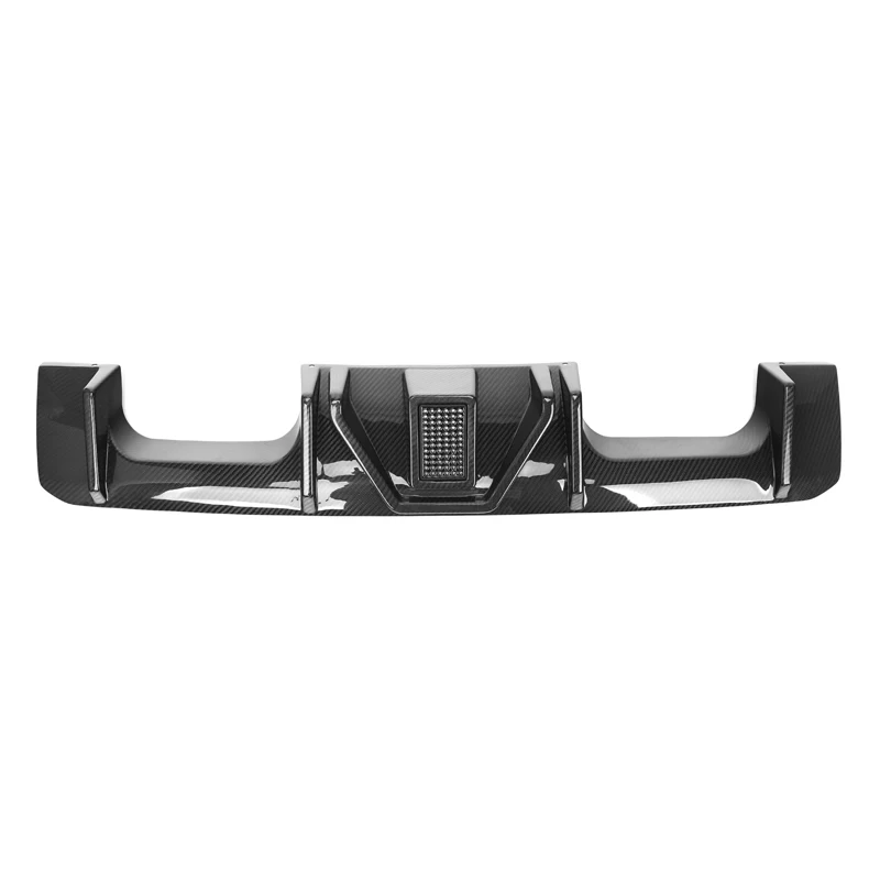 Car 100% Dry bon Fiber Rear Diffuser with Led For BMW G80 G82 G83 M3 M4 2021+ OEM Style  Rear bumper Diffuser