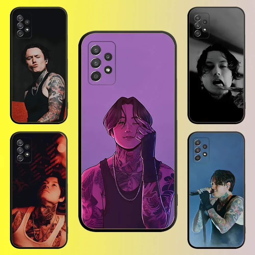 

N-Noah Sebastian Singer Phone Case For Samsung Galaxy A73 71 53 52 42 41 32 22 21 13 12 S E 4G 5G Soft Black Shell