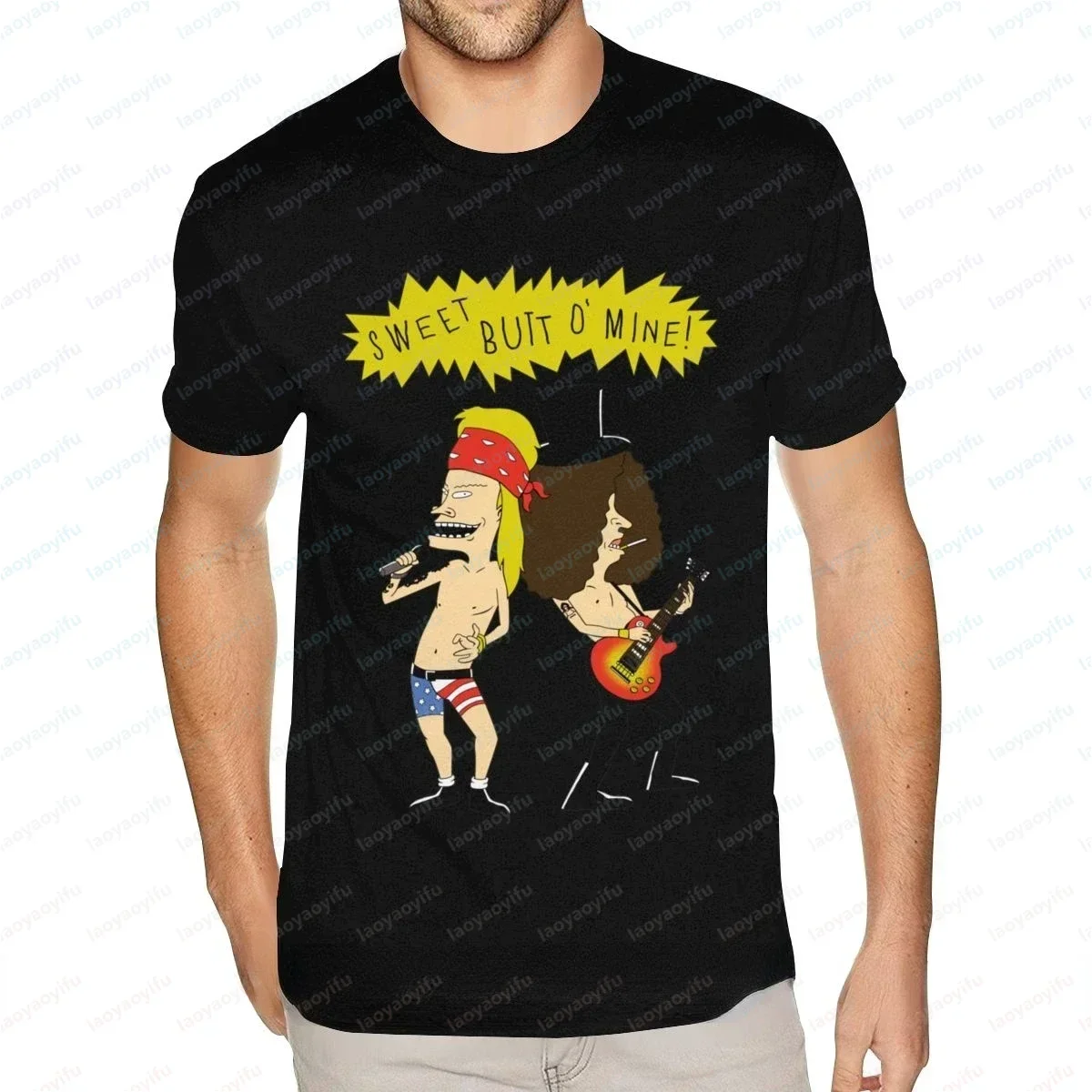 Kawaii Beavis und Butthead T-shirts Neuheit Lustige Cartoon Grafik T-shirts Männer Casual Kleidung Sommer Männliche Übergroßen T-shirt