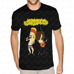 Kawaii Beavis and Butthead TShirts Novelty Funny Cartoon Graphic Tshirts Men Casual Clothing Summer Male Oversized Tshirt