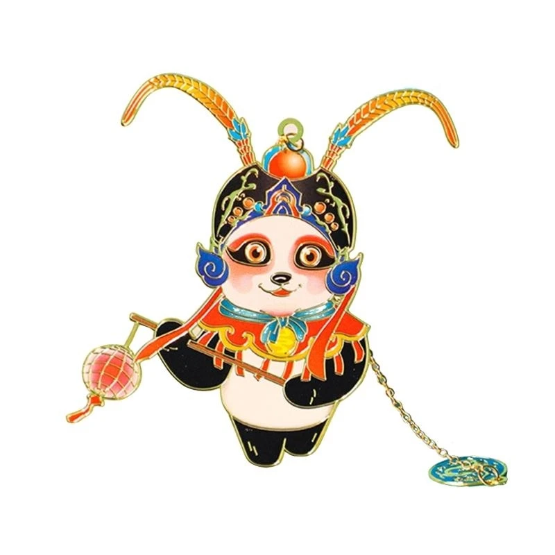 Hollow Out Bookmarksメタルブックマークとチェーンパンダのブックマークを読者向け