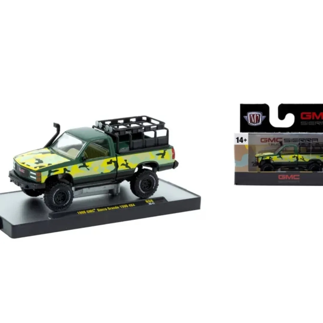 M2 1:64 1988 Gmc Sierra Grande 1500 4x4 Die-cast Model Car