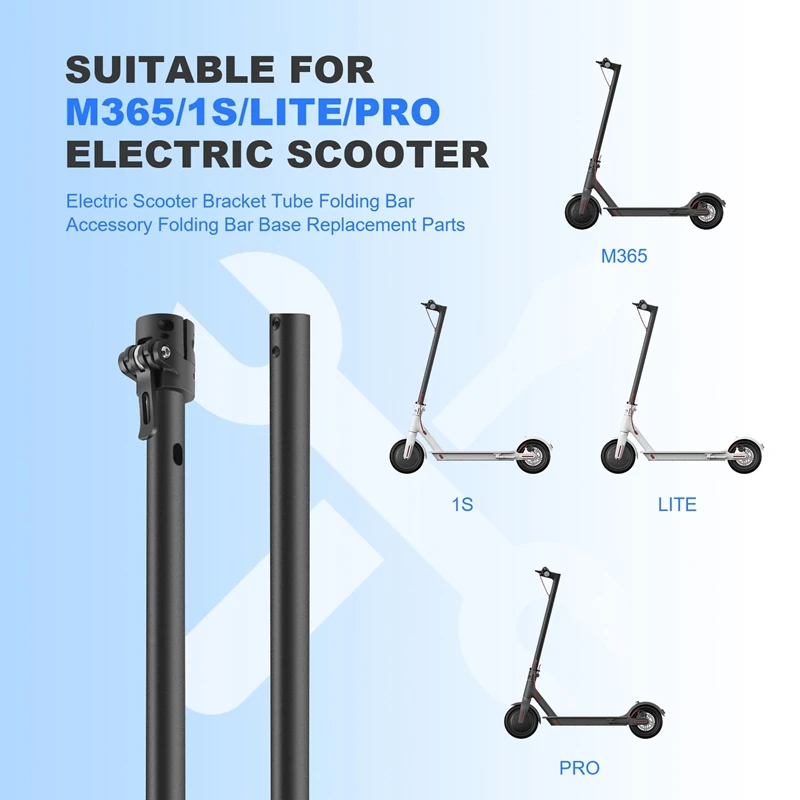 Folding Pole Base Replacement Parts For Xiaomi M365/1S/Lite/Pro Electric Scooter Stand Pipe Folding Pole Accessorie