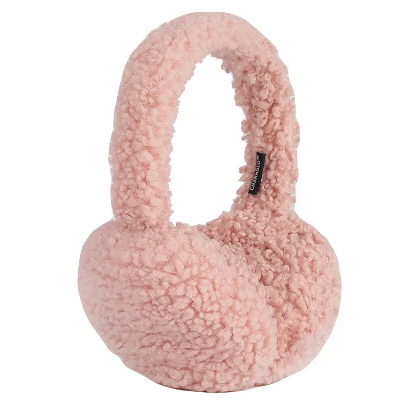 

New Solid Color Soft Plush Ear Warmer Winter Warm Earmuffs Fashion Ear Cover Outdoor Cold Protection Ear-Muffs Folding Earflap