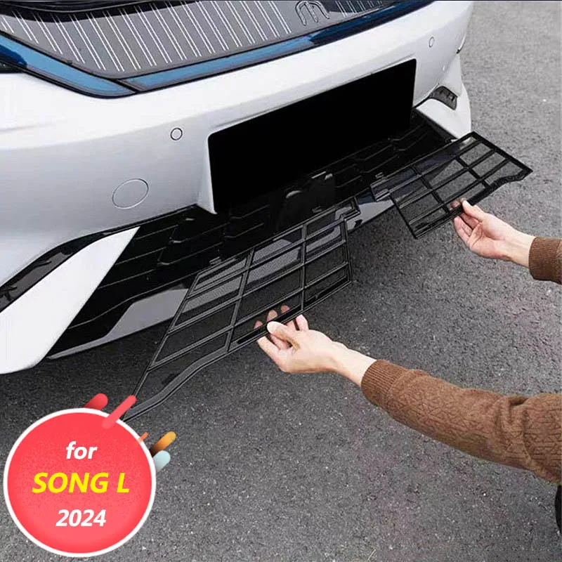 

Car interior decoration accessories, front grille protection net, air conditioning water tank protection cov for BYD SONG L 2024