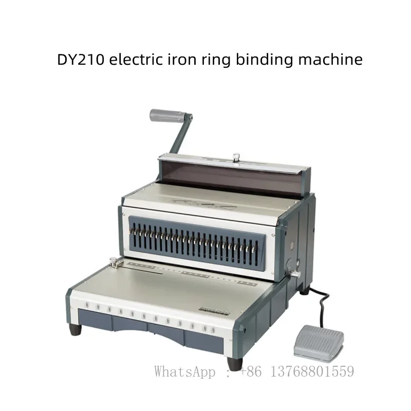 Electric coil binding machine 2:1 electric iron ring thickening bookbinding machine double line desk calendar contract