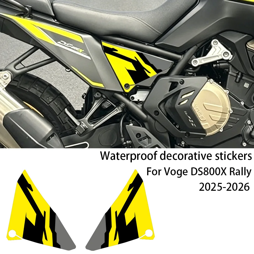 

DS 800 X scratch-resistant side panel stickers For Voge DS800X Rally DS800 X 2025- New Motorcycle Accessories waterproof Decal
